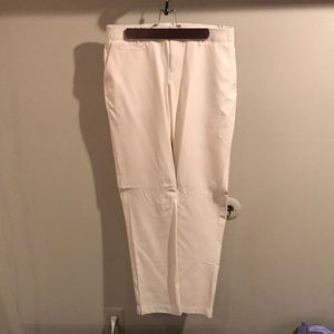 White Golf Pants